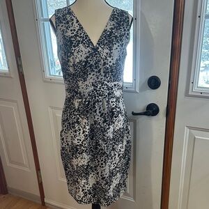 Periphery Elegant Black and Grey Sleeveless Dress